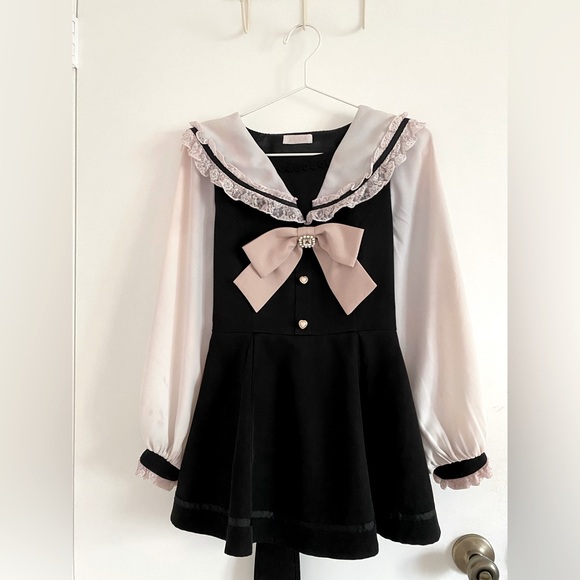 LIZ LISA Dresses Damaged Liz Lisa Sailor Collar Setup Jirai